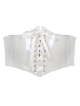 Patchwork Lace Corset Top